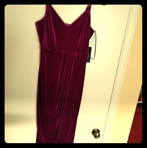Lulus velvet new cocktail dress